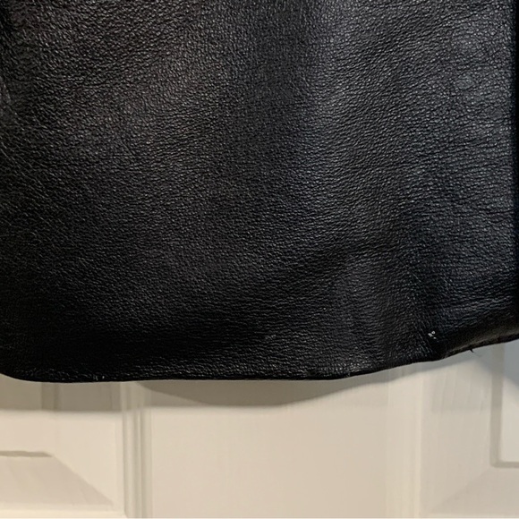 Black Leather Jacket Men’s L - Picture 7 of 8